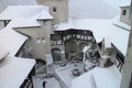 Courtyrad of Bran castle, near Brasov