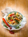 Cous cous with meat Royalty Free Stock Photo