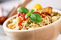 CousCous Bowl whit Meat and Mixed Grilled Vegetables