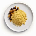Couscous, cooked corn cereal semolina