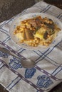 Couscous moroccan traditional FAMILY dish.