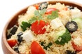 Couscous salad , kuskus salad Royalty Free Stock Photo