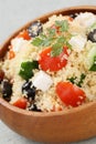 Couscous salad , kuskus salad Royalty Free Stock Photo