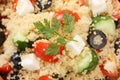 Couscous salad , kuskus salad Royalty Free Stock Photo