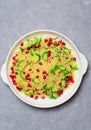 Couscous Salad with Pomegranate, Mint and Cucumbers, Healthy Salad, Vegan Meal