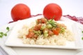 Couscous with salad