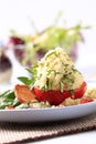 Couscous stuffed tomato Royalty Free Stock Photo