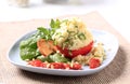 Couscous stuffed tomato