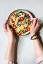 Couscous with vegetables Royalty Free Stock Photo