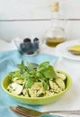 Couscous and zucchini salad. Royalty Free Stock Photo