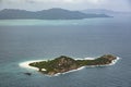 Cousine Island Aerial, Seychelles Royalty Free Stock Photo