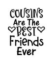 Cousins are the best friends ever Royalty Free Stock Photo