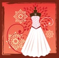 Couture gown Royalty Free Stock Photo