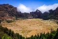 Cova de Paul votano crater in Santo Antao island, Cape Verde Royalty Free Stock Photo