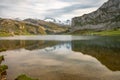 Covadonga Lakes in Picos de Europa National Park, Asturias, Spain. Royalty Free Stock Photo