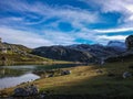 Covadonga lakes, Spain Royalty Free Stock Photo