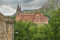 Covadonga Monastery in the Picos de Europa Asturias, Spain