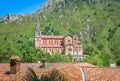 Scenic view in Covadonga, Asturias, northern Spain Royalty Free Stock Photo