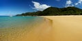 Cove in Abel Tasman National Park in New Zealand Royalty Free Stock Photo