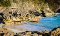 Cove along Bermuda coastline Royalty Free Stock Photo