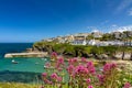 Cove and harbour of Port Isaac, Cornwall, England Royalty Free Stock Photo