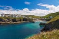 Cove and harbour of Port Isaac, Cornwall, England Royalty Free Stock Photo