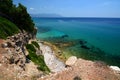 Cove near Votsalakia beach. Samos island. Greece Royalty Free Stock Photo