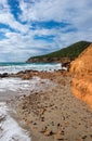 In the cove Sa caleta of Ibiza, Baleares Royalty Free Stock Photo