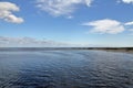 Cove with a sandy beach on the Florida Gulf Coast Royalty Free Stock Photo