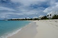 Covecastles resort villas on white sand beach and ocean, Shoal Bay West, Anguilla, British West Indies, BWI, Caribbean