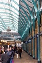 Covent Garden - Columns of Apple Market Hall Royalty Free Stock Photo