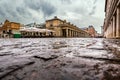 Covent Garden Market on Rainy Day, London