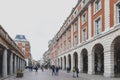 Covent Garden Market surrounded by historical buildings, theatres and entertainment facilities in Westminster City, Greater London