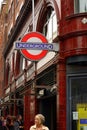 Covent Garden Underground - London Royalty Free Stock Photo