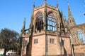 Coventry Warwickshire England cathedral ruins bombed in the war