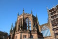 Coventry Warwickshire England cathedral ruins bombed in the war
