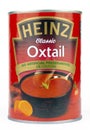 Heinz Classic Oxtail Soup Can Isolated Royalty Free Stock Photo