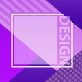 Abstract design. For Banners, Posters, Flyers. Ultraviolet color of 2018