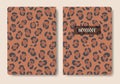 Cover with animal skin pattern. Cool colorful backgrounds. Applicable for planner and notebooks, first and last page