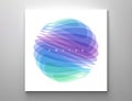 Cover design template. Abstract geometric design. Vector illustration made of various overlapping elements.