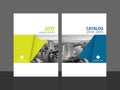 Cover design template annual report and catalog