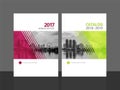 Cover design template annual report and catalog