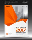 Cover Desk calendar 2017 year Size 6x8 inch vertical