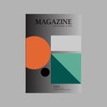 Cover for the magazine. Creative illustration color book design