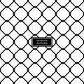 Cover template design with black and white geometric pattern