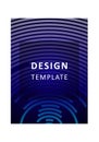 Cover template graphic geometric and glitch elements. Desing template