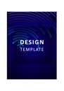Cover template graphic geometric and glitch elements. Desing template
