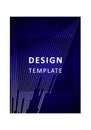 Cover template graphic geometric and glitch elements. Desing template