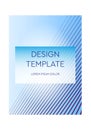 Cover template graphic geometric and glitch elements. Desing template. Abstract posers art graphic background Royalty Free Stock Photo