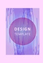 Cover template graphic geometric and glitch elements. Desing template. Abstract posers art graphic background